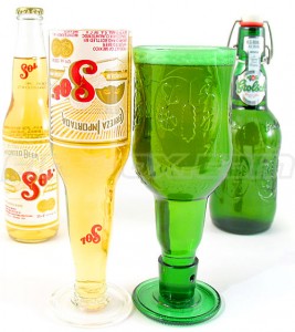 Beer Bottle Goblets