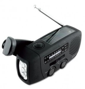 Self-Powered Emergency Radio with Flashlight