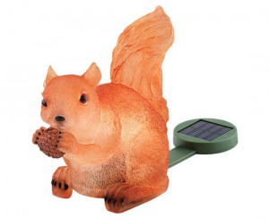 Solar Illuminated Squirrel