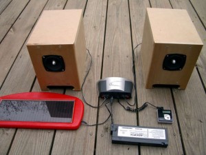 Solar Powered Boombox Parts