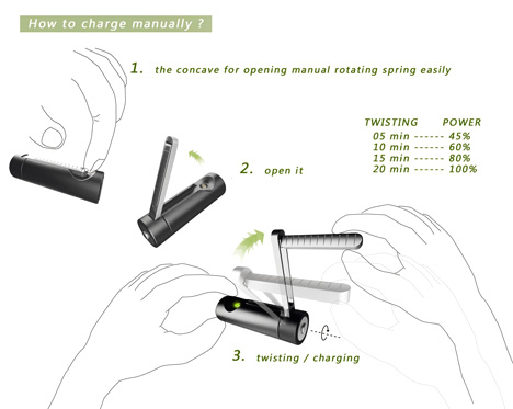 Wind Up Batteries Diagram