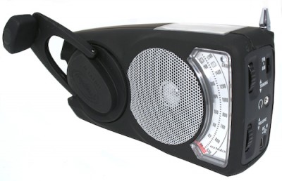 EyeMax Wind Up Solar Powered Radio with LED Torch Light