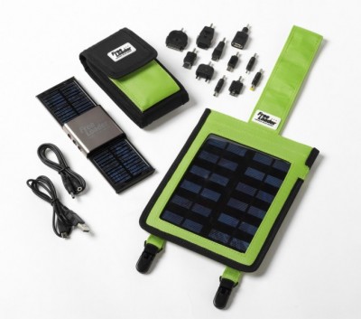 Freeloader Globetrotter Kit Solar Powered Charger with Flexible Additional Solar Panel