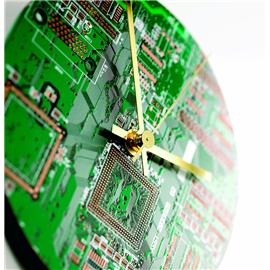 Circuit Board Wall Clock