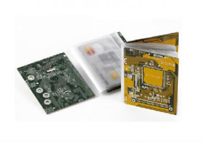 Circuit Board Credit Card Holder