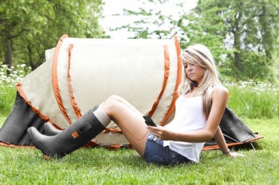 Orange Power Wellies