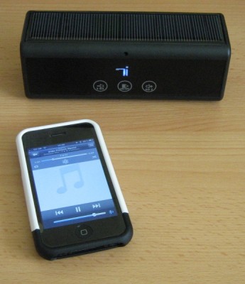 Solar Sound 2 - via Bluetooth to iPhone