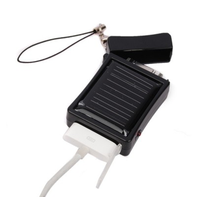 Emergency Solar Charger for Apple iPhone - Charging it up