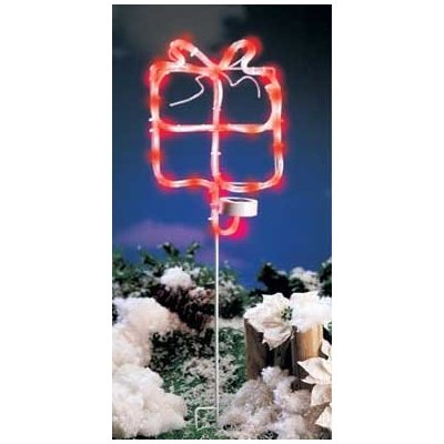 Solar Powered Christmas Shaped LED Lights