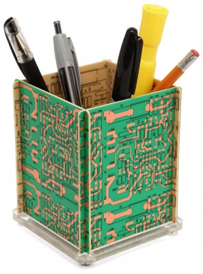 Recycled Motherboard Pencil Holder