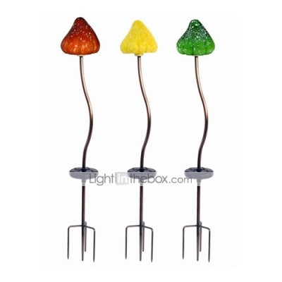 Solar Powered Mushroom Shaped LED Light