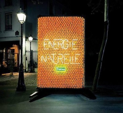 Orange-powered Billboard