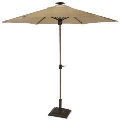 Solar Powered Lighted Patio Umbrella