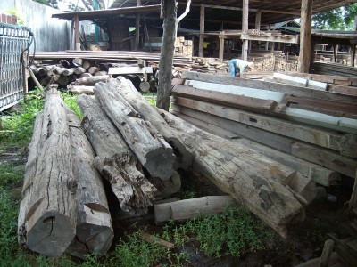 Reclaimed Teak Chopping Board By Thai-Pepper 