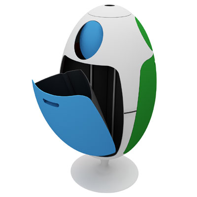 Ovetto Recycling Bin