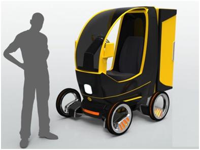 Eco-Friendly Goods Transporting Vehicle Designed